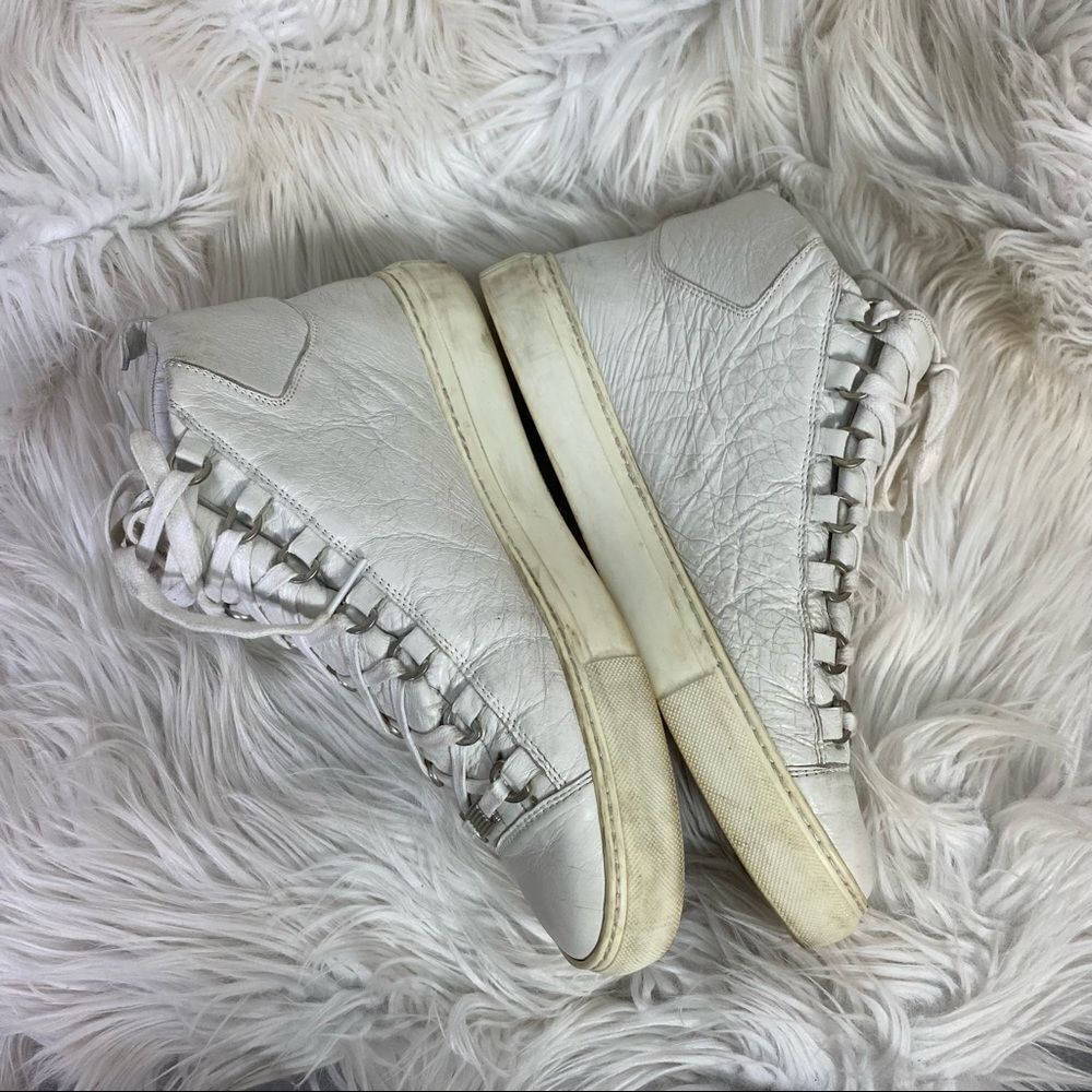 Balenciaga Arena 341760 high top leather lace up sneakers 8 EUR 41 - Picture 8 of 13